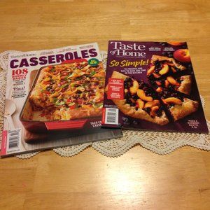 Taste of Home Cookbook Magazines - So Simple and Casseroles